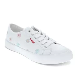 Maar Blijven Twinkelen Levi's Womens Anika Nm Fl Lowtop Floral Canvas Casual Sneaker Shoe, Winter  White/multi, Size 6.5 : Target