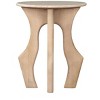 Zuo Eda Side Table White & Natural - 3 of 4