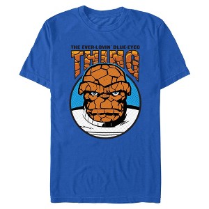 Mens The Fantastic Four: First Steps The Thing Lovely Blue Eyes T Shirt - 1 of 4