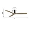 Parrot Uncle 54" Modern Flush Mount Ceiling Fan with Remote - 3 of 4
