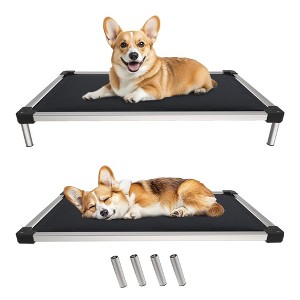 FXW TitanNest Chew-Proof Elevated Dog Bed, Raised Cot for Indoor/Outdoor/Camping Use, Durable & Washable Padded Pet Bed - 1 of 4