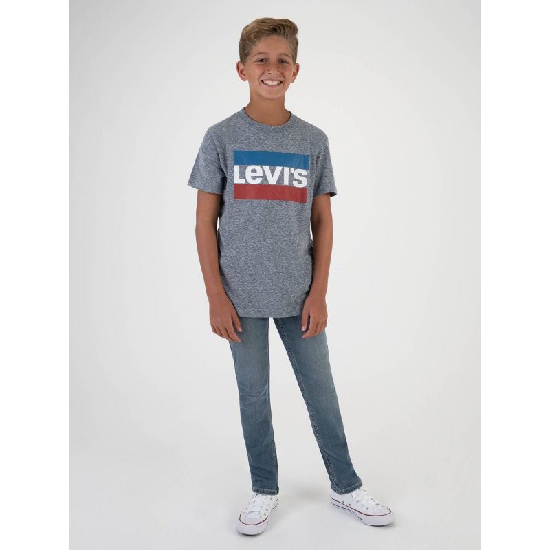 Levi's® Boys' Short Sleeve Sportswear Logo T-Shirt - Gray, 3 of 4