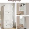Storage cabinet,farmhouse cutlery cabinet with 2 doors and drawers,used for cabinets,kitchen,dining room,living room - 4 of 4