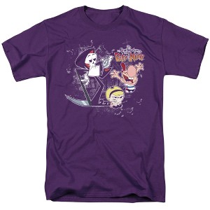Billy & Mandy Splatter Cast Adult T-Shirt - 1 of 4