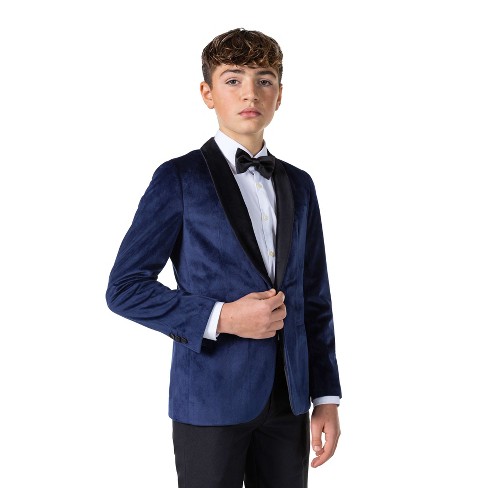 Navy blue best sale blazer for boys