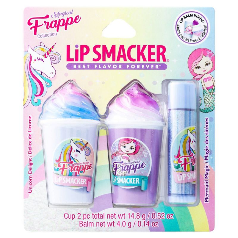 Lip Smacker Beverage Frappe Cup +  Lip Balm - Unicorn/Mermaid - 3pk, 3 of 8