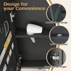 NicBex 35"x28" LED&Anti-Fog Wall Mirrored Bathroom Cabinet,Aluminum Medicine Cabinet with Makeup Stand&8 Shelves,Bathroom&Makeup Organizer,Gray - 4 of 4