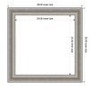 Amanti Art Parlor Silver Framed Magnetic Dry Erase Board - 4 of 4