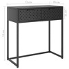 vidaXL Console Table Entryway Table Hall Narrow Side Table with Drawer Steel - 4 of 4