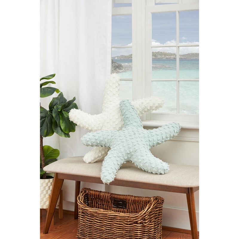 C&F Home 25" Starfish Shaped Coastal Decorative Accent Throw Pillow, 2 of 7