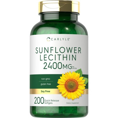 Carlyle Sunflower Lecithin 2400mg | 200 Softgels