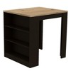 NicBex Kitchen Island Cart Morden 31" Kitchen Carts with Storage with 3 Tier Storage Shelves for Kitchen - 4 of 4