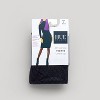Hue Studio Women's Diamond Sheer Fashion Tights - Black - image 3 of 3