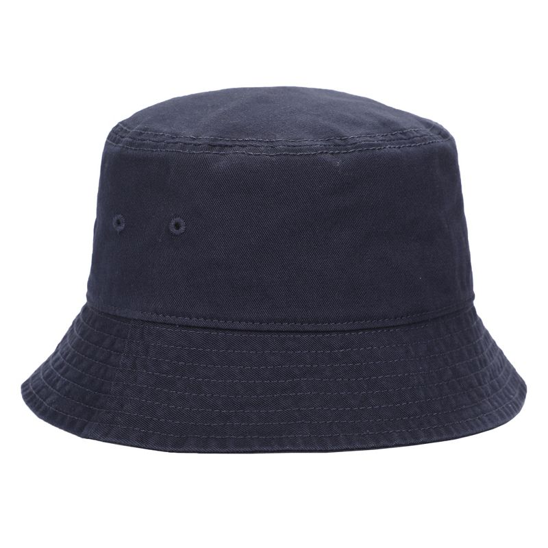 2-Pack Navy & Olive Washed 100% Cotton Bucket Hat Everyday Cotton Style Unisex Trendy Lightweight Outdoor Hot Fun Summer Beach Vacation Getaway, 4 of 8