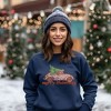 Simply Sage Market Women's Graphic Sweatshirt Merry Christmas Pink Car - 2 of 4