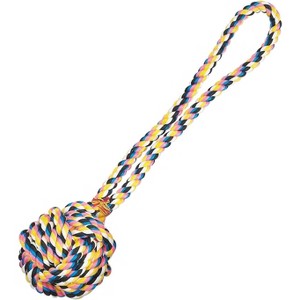 Zanies Poly/Cotton Monkeys Fist Knot Rope Dog Toy - 17-Inch - 1 of 3