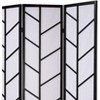 NicBex 4-Panel Room Divider for Home, Divider for Room Separation,  Folding Fabric Privacy Screen with Geometric Lattice for Home & Office - 2 of 4