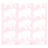 Hudson Baby Infant Girl Cotton Flannel Receiving Blankets Bundle, Girl Elephant, One Size - 2 of 2