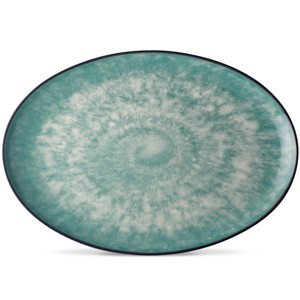 Noritake ColorKraft Essence Jade Oval Platter - 1 of 4