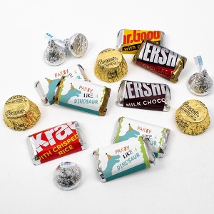 120 pcs Dinosaur Kid's Birthday Candy Party Favors Hershey's Chocolate Kit (2 lb, Approx. 120 Pcs) - By Just Candy - 1 of 1