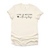 Simply Sage Market Life Is Better With My Boys Heart Short Sleeve Tee - 2XL - Cream - 2 of 4