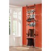 vidaXL Telescopic Shoe Rack with Rods Aluminum - 4 of 4