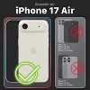 Vena vCommute For Apple iPhone 17 Air Case Wallet, Case with Stand Leather Card Holder [Military Grade Drop Protection], Black - 2 of 4