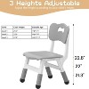 CuisinSmart Kids Chair Set Height Adjustable Kid Chair, Toddler Chairs for Children Boys Girls Age 2-6, for Home, Family, Classroom, Nursery - 2 of 4
