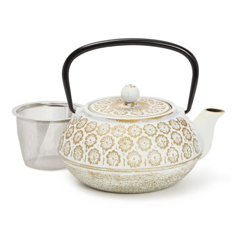 900ml Cast Iron Teapot Hobnail Japanese Style Tea Pot Kettle with Infuser Filter 