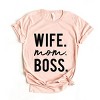 Simply Sage Market Wife Mom Boss Block Short Sleeve Tee - 2 of 4