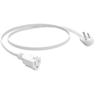 STANLEY W31510 3-Feet Grounded Indoor Appliance Flat Extension Cord White - 1 of 3