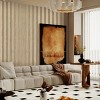 UNISOAR Wood Slat Wall Panel 2 PCS Wood for Soundproof Home Office, Easy Peel and Stick Acoustic Panels 11.8"W x 94.5"L - 2 of 4