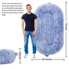 Human Sized Dog Bed for Adult People,71"x43.3"x10" Large Dog Bed for Men and Women - 2 of 4