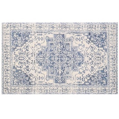 The Lakeside Collection Vintage Medallion Washable Rug - Accent Rug 20x34"