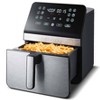 Gourmia 8qt Digital Air Fryer, with 12 One-Touch Functions & Guided Cooking - Stainless Steel: Kitchen Appliance - 3 of 4