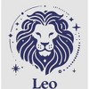 Leo Zodiac Sign Adult Crew Neck Short Sleeve Tee - 2 of 2