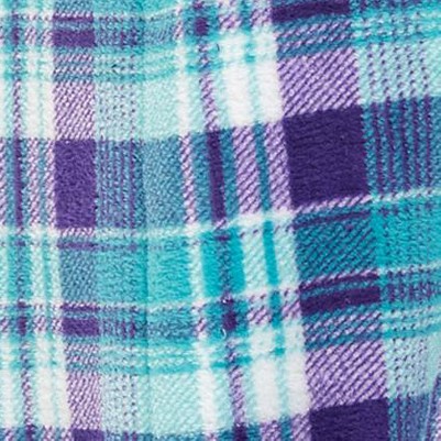 purple and teal plaid