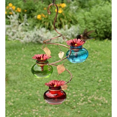 Plow & Hearth - Vinester Outdoor Garden Hummingbird Feeder