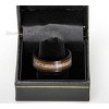 Jewelry Avalanche Whiskey Barrel & Deer Antler Inlay Mens Tungsten Carbide Wedding Band, Comfort-fit, Pipe Cut - 3 of 3