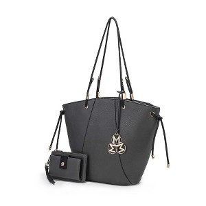 MKF Collection Liv Vegan Leather Women’s Tote Handbag with Matching Wallet by Mia K - 1 of 4
