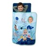 NoJo CoComelon "Love The Ocean" Toddler Nap Mat - Includes Attached Pillow and Fleece Blanket, Light Blue, and Navy - 3 of 4