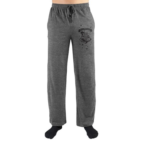 Harry Potter Hogwarts Crest Grey Sleep Pajama Pants-large : Target