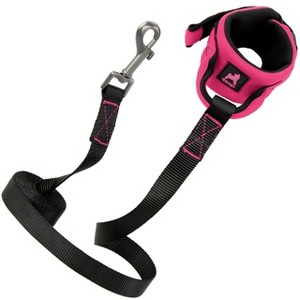 Gooby Neoprene Wrist Band Sport Leash Pink, 6 FT - 1 of 1