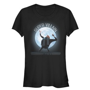 Juniors Womens Despicable Me Gru Supervillain Moon T-Shirt - 1 of 3