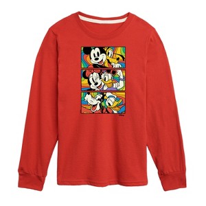 Boys' - Disney - Mickey & Friends Long Sleeve Graphic T-Shirt - 1 of 4