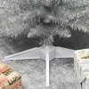 Resenkos 7 foot silver Christmas tree with bracket Green - 3 of 4