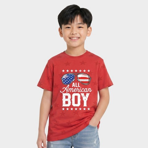 The Juniper Shop All American Boy - Youth Short Sleeve Star Tee