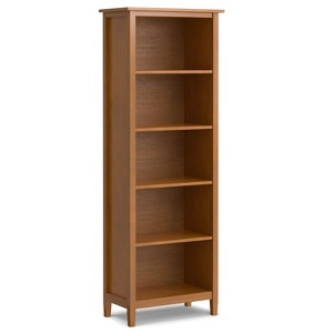 NicBex Bookcases for Living Room Modern 66" H 4 Tier Storage Wood Bookshelves with Adjustable Shelves and 2 Drawers for Office Home - 1 of 4