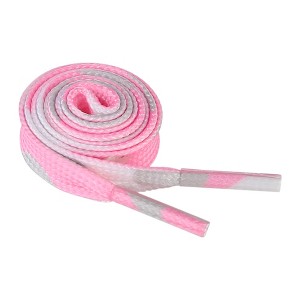 Elerevyo Gender Neutral Colorful Soft Flat Shoe Laces for Sneakers Sports 2 Pairs - 1 of 4