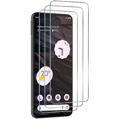 Entronix Clear Screen Protector Compatible with Pixel 6a - 2-Piece Combo